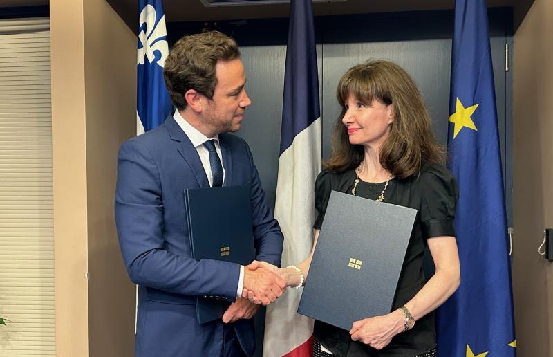Signature d'une entente de coopération avec le ministère de l'emploi et de la solidarité sociale du Québec