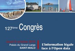 127ème Congrès des greffiers des tribunaux de commerce le 8 octobre 2015 à Saint-Malo